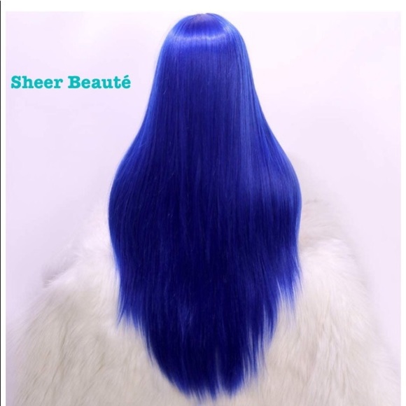 Sheer Beauté Blue L-Part Lace Front Wig - Picture 3 of 6